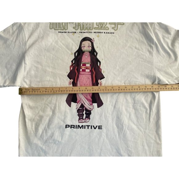Men's PRIMITIVE Demon Slayer Nezuko Kamado Graphic T-Shirt sz Large Anime - Picture 3 of 4